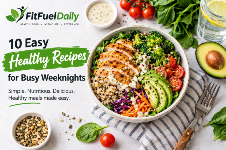 10 Easy Healthy Recipes for Busy Weeknights