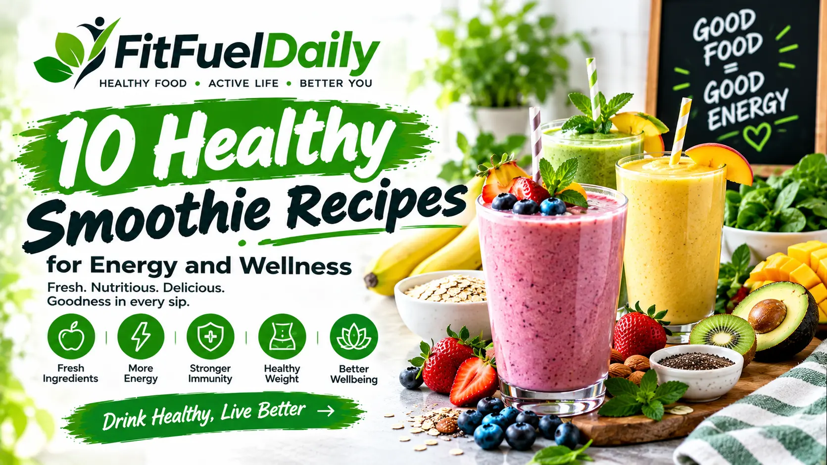 Smoothies & Healthy Drinks